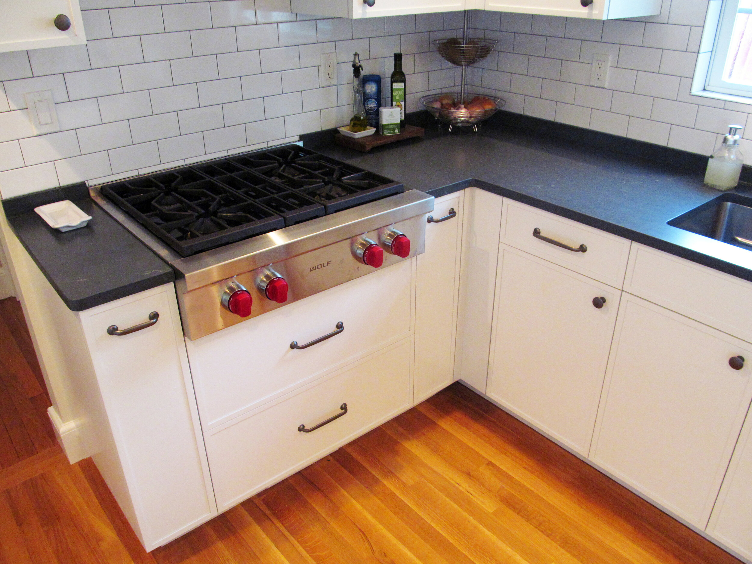 Hardware comes from Top Knobs.