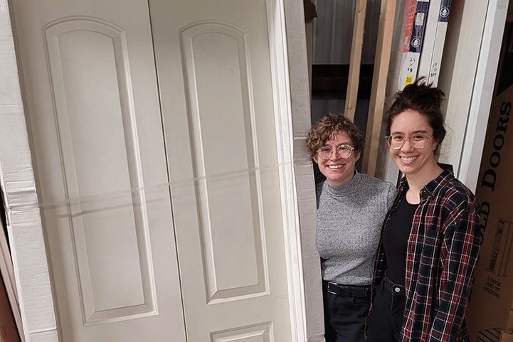 Jen and Jess found a door for their ADU