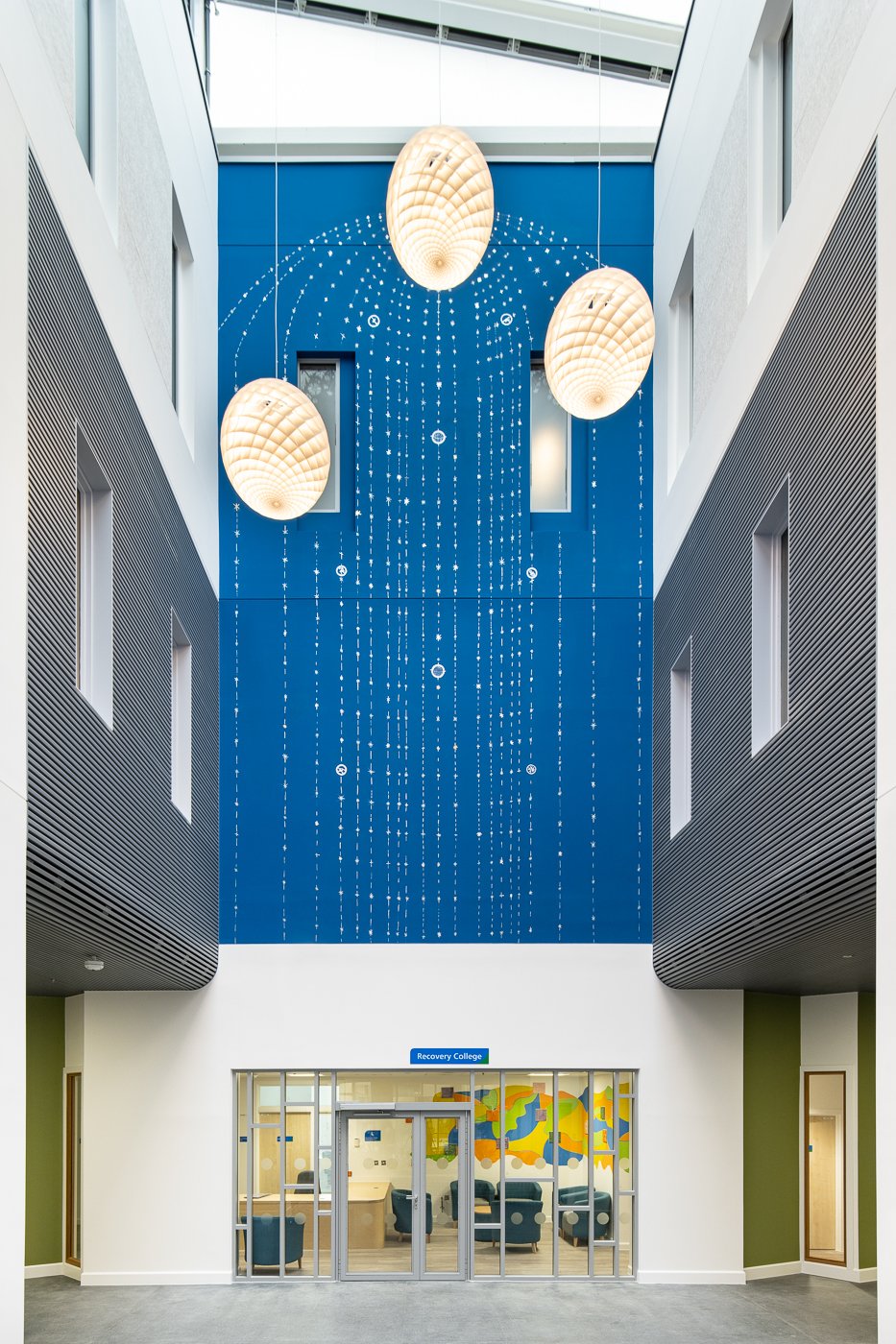 Sutapa Biswas, Atrium, Springfield Hospital. Photographer Damian Griffiths. Courtesy of Hospital Rooms LR 3.jpg.jpg