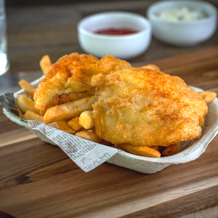 Crispy Cod Fish and Chips