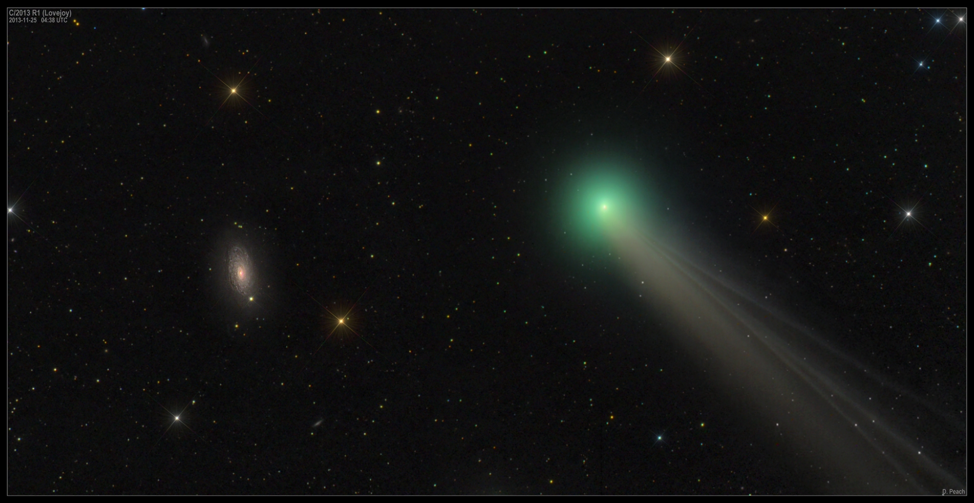 Comet Lovejoy & M63