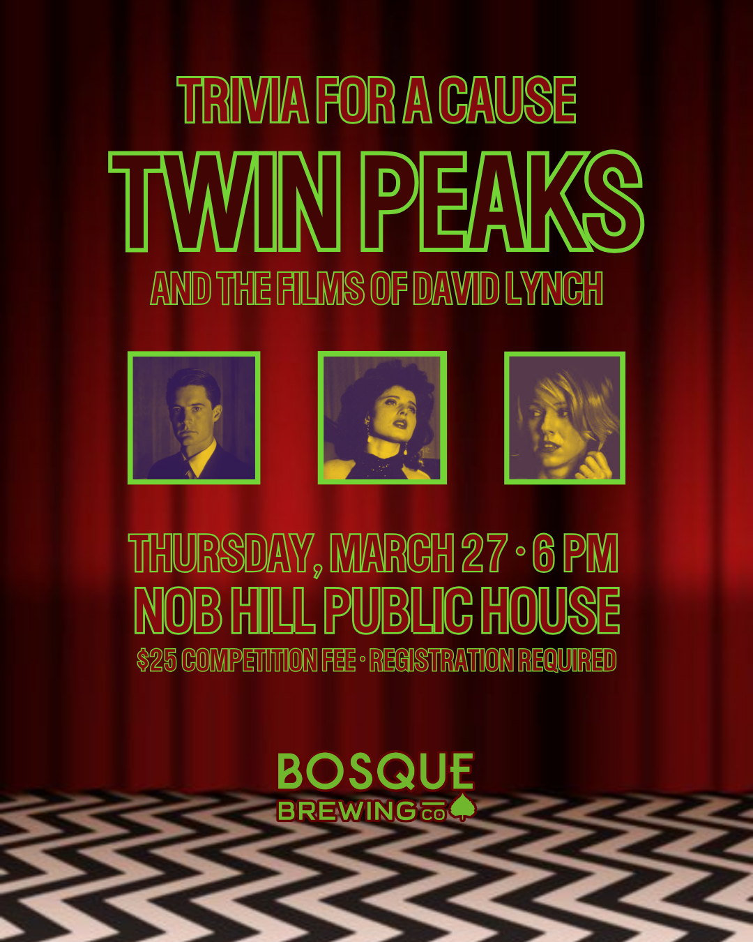 Trivia for a Cause: Twin Peaks & The Films of David Lynch
