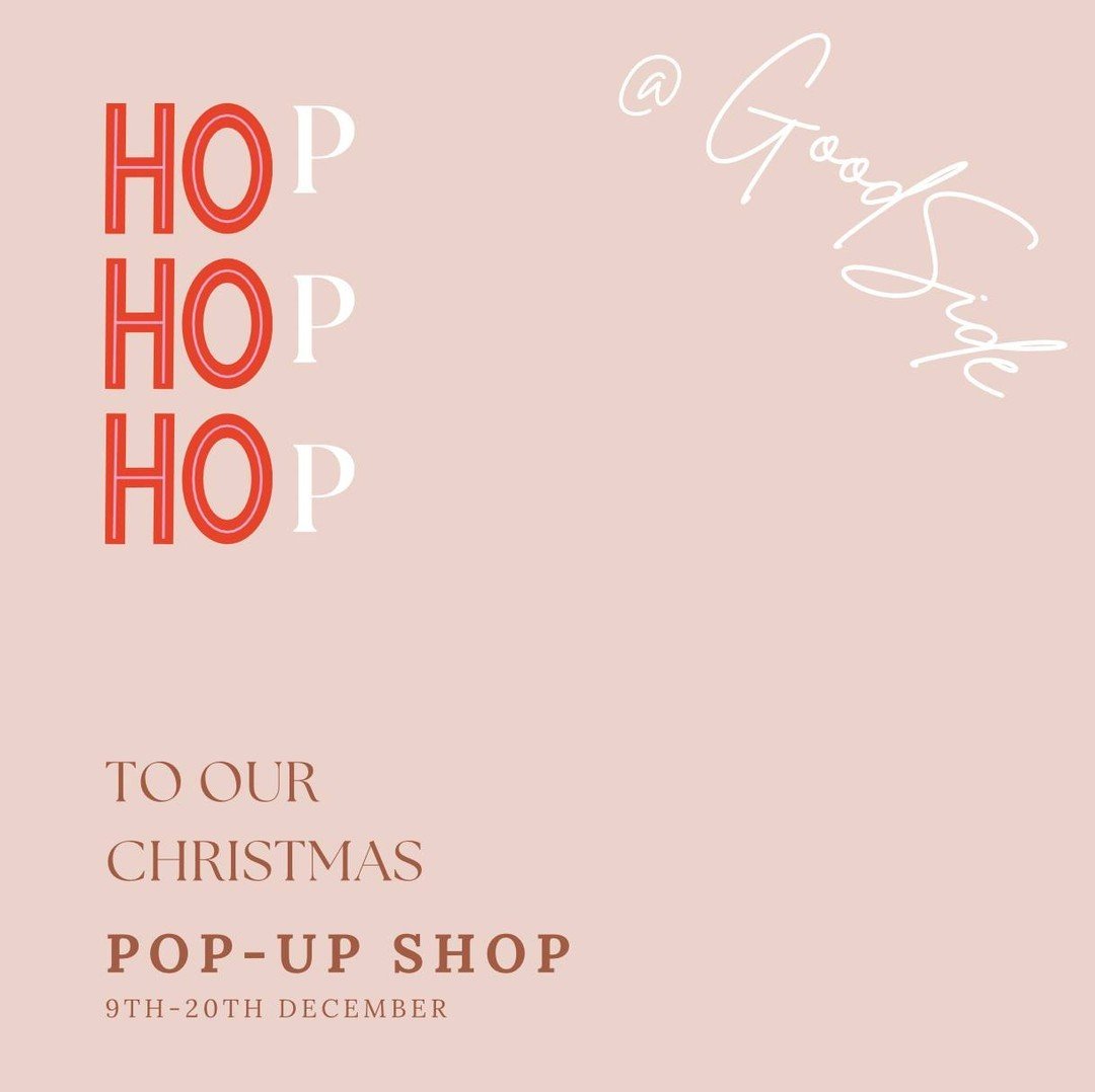 Hop hop hop to our Christmas Pop-Up Shop at The Good Side, Smales Farm.

#ChristmasShopping #PopUpShop #HolidayMarket #FestiveVibes #ShopLocal #SupportSmallBusiness #GiftIdeas #SeasonalTreats