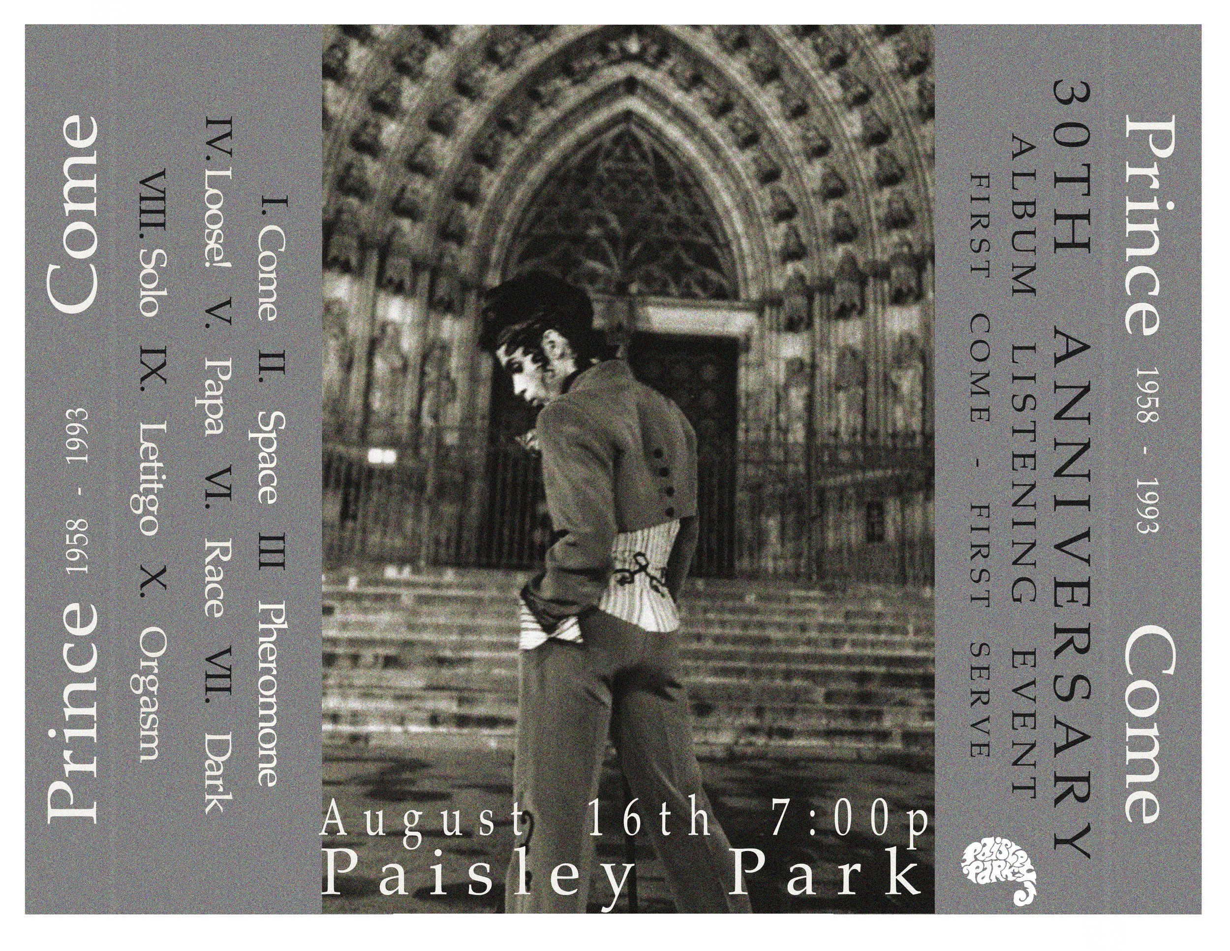 Come 30th Anniversary Listening Session