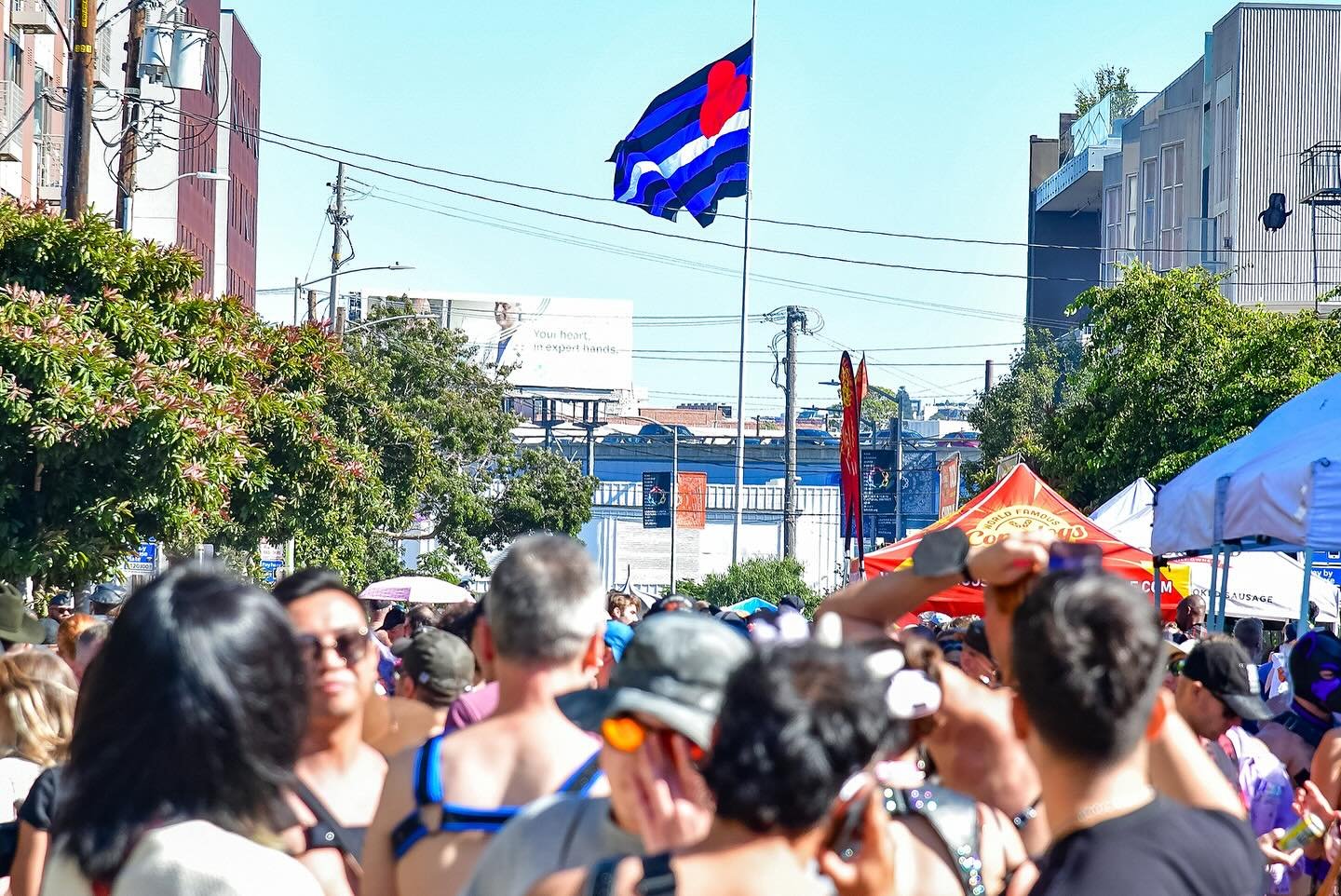 Thanks for letting your gorgeous freak flags fly. See y&rsquo;all next year.
💙🖤❤️
The 41st Folsom Street Fair by @photosbygooch 

#folsomstreetfair #folsomstreet #soma #bondage #leather #leatherdistrict #sanfrancisco #kink #streets