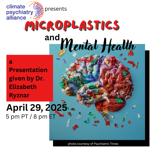 Microplastics and Mental Health: a Presentation by Dr. Elizabeth Ryznar