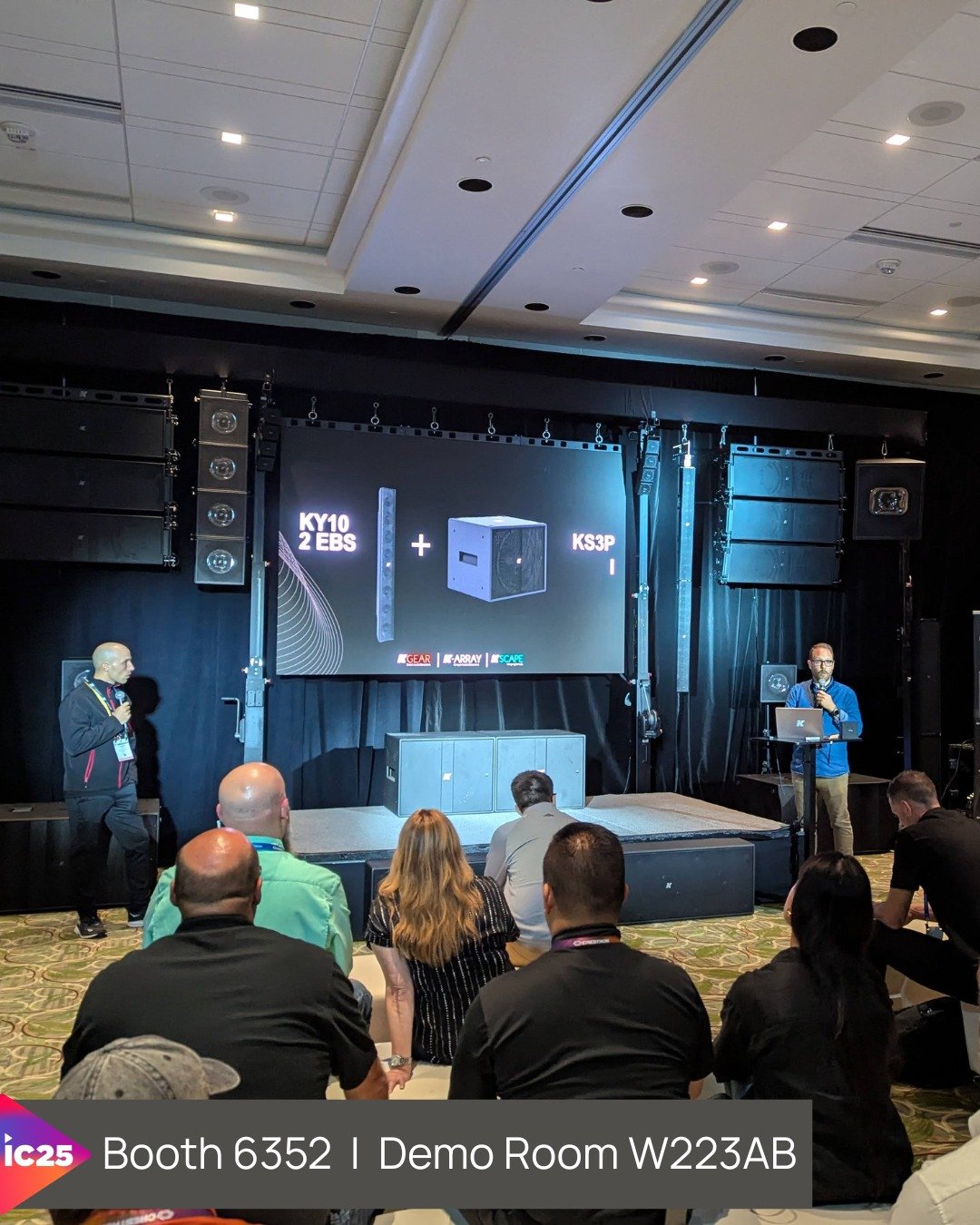 🎧 Ready to hear what K-array is truly capable of? 

🔊Join us in Demo Room #W223AB to hear our biggest and boldest systems, get a listen to our newest innovations, and meet the passionate pros behind it all&mdash;from K-array USA and Italy. Trust us